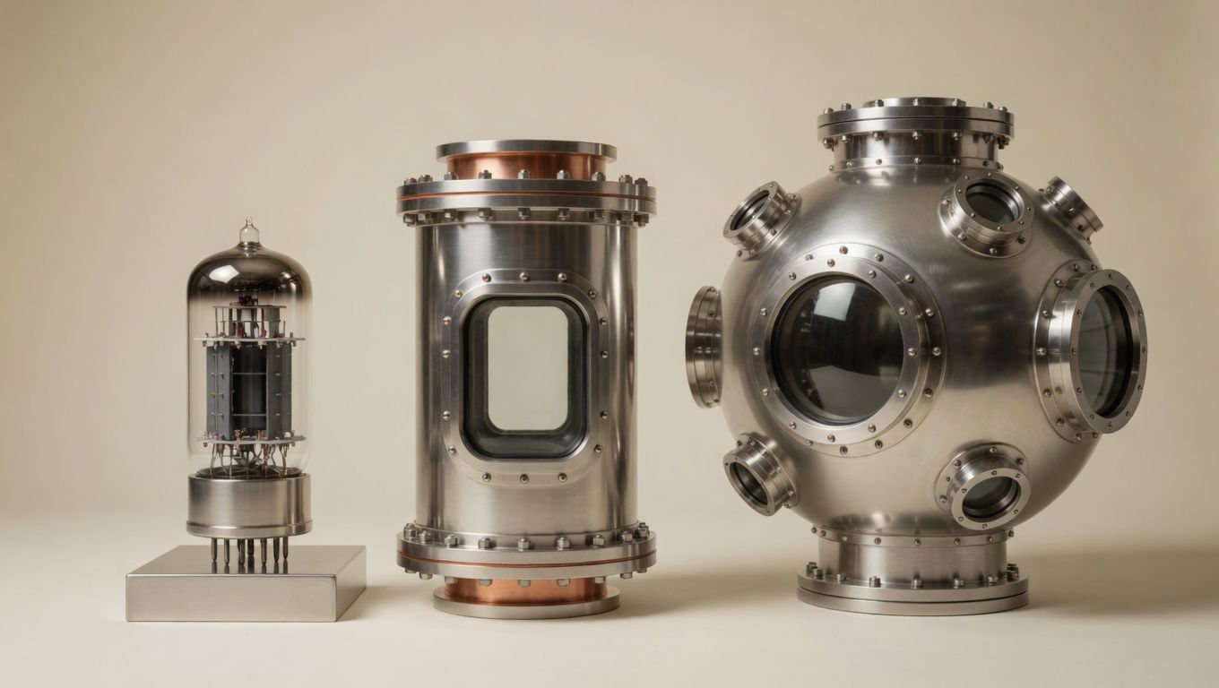 From a hand-held X-ray tube to a kilometer-long accelerator, the same physics at every scale.